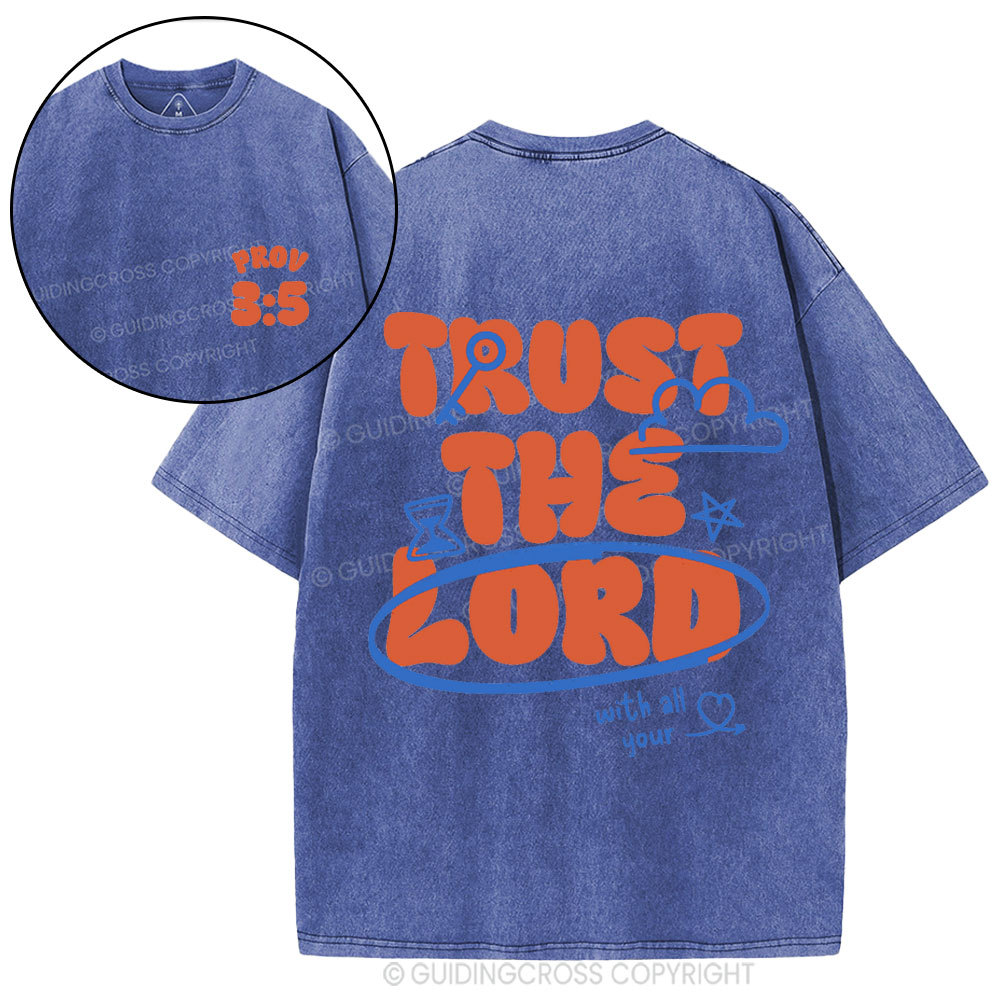 Trust The Lord Christian Washed T-Shirt