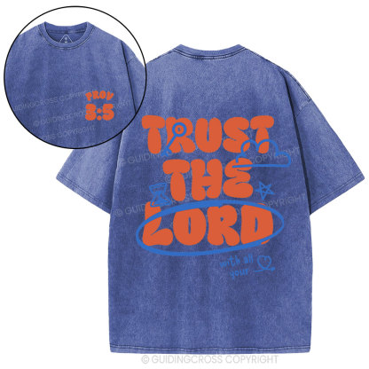 Trust The Lord Christian Washed T-Shirt