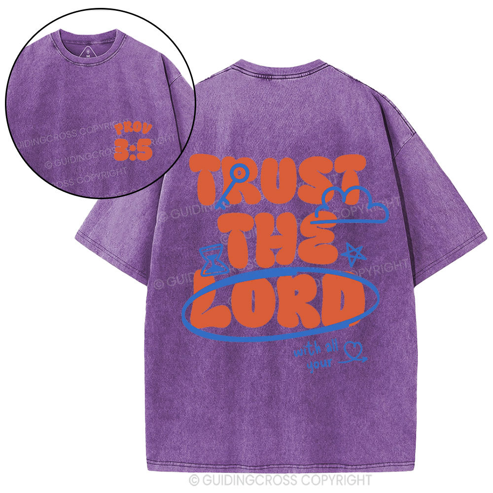 Trust The Lord Christian Washed T-Shirt