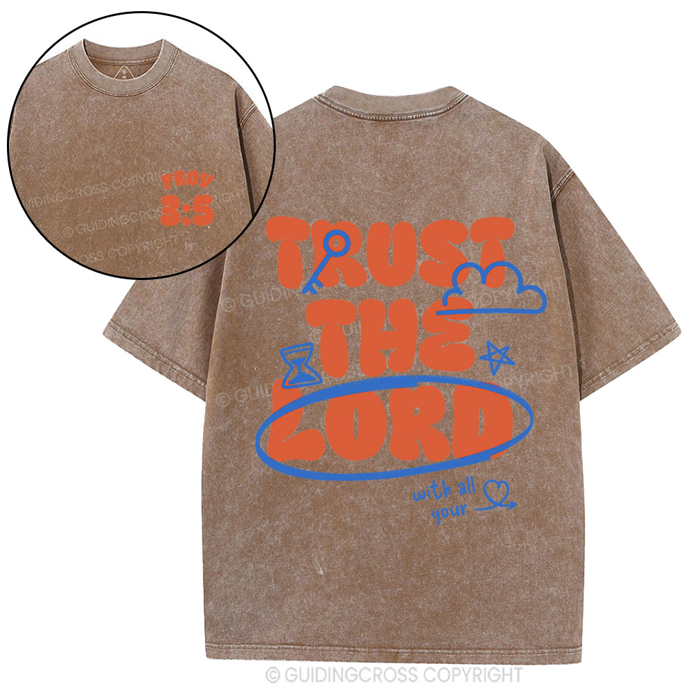 Trust The Lord Christian Washed T-Shirt