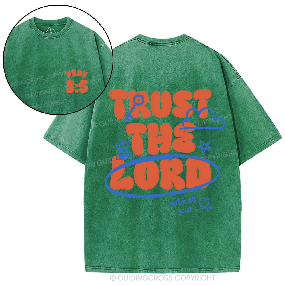Trust The Lord Christian Washed T-Shirt