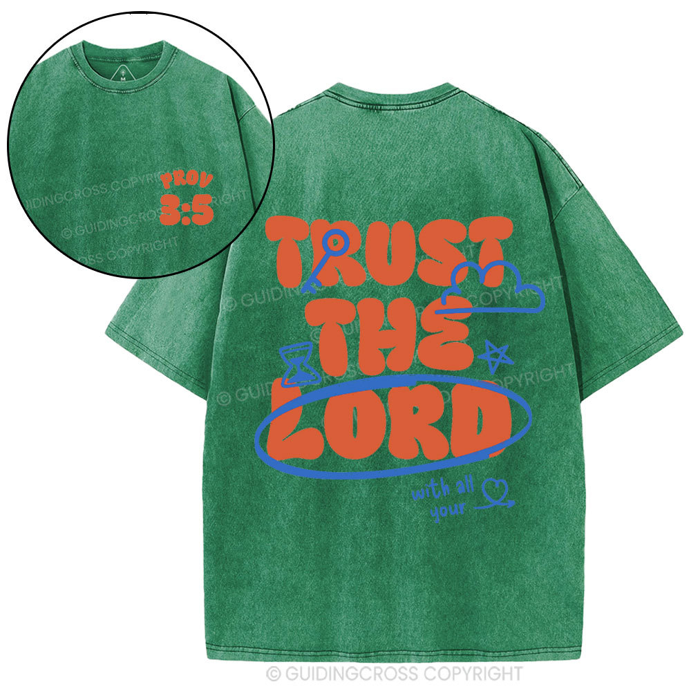 Trust The Lord Christian Washed T-Shirt
