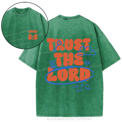 Trust The Lord Christian Washed T-Shirt