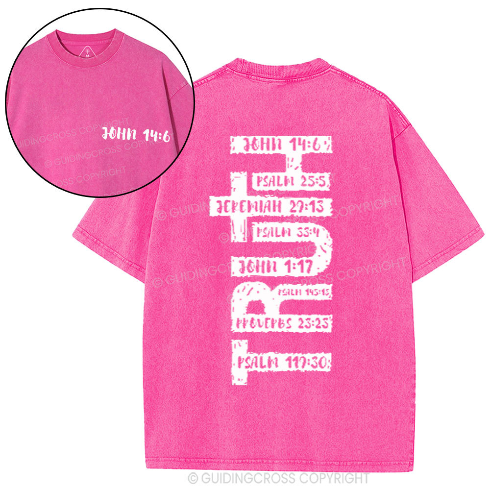 New-Sample Christian Washed T-Shirt Sale - GuidingCross