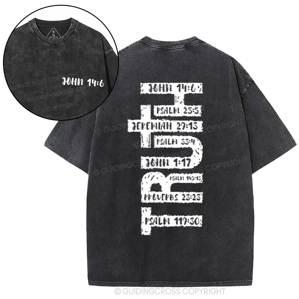 New-Sample Christian Washed T-Shirt Sale - GuidingCross