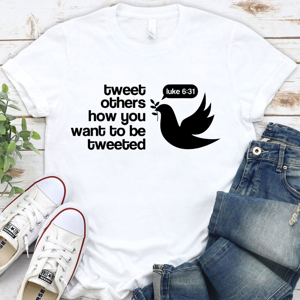 Tweet Others How You Want To Be Tweeted Christian T-Shirt