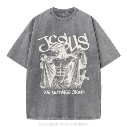 Jesus The Ultimate Gains Christian Washed T-Shirt