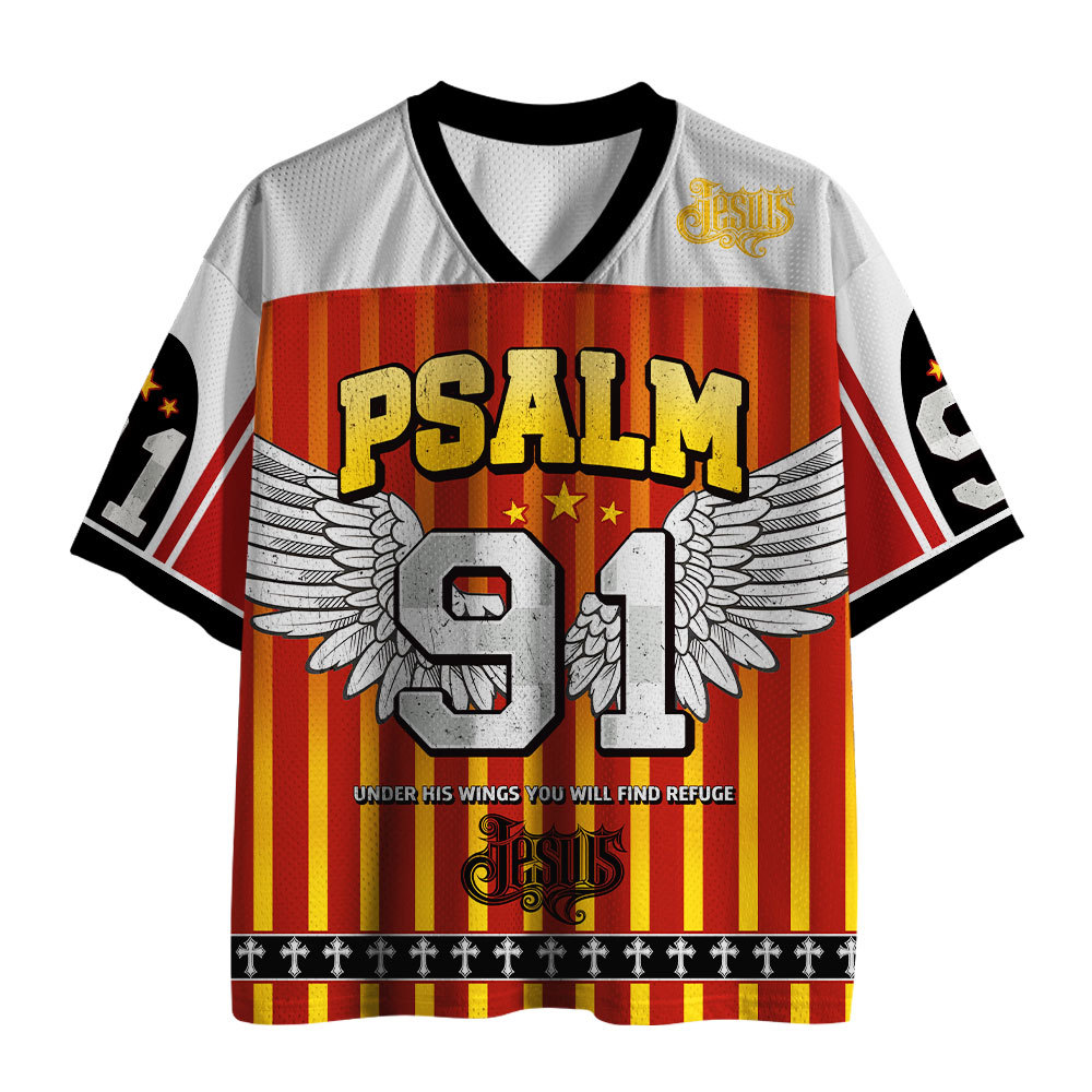 Under His Wings Christian Mesh Jersey