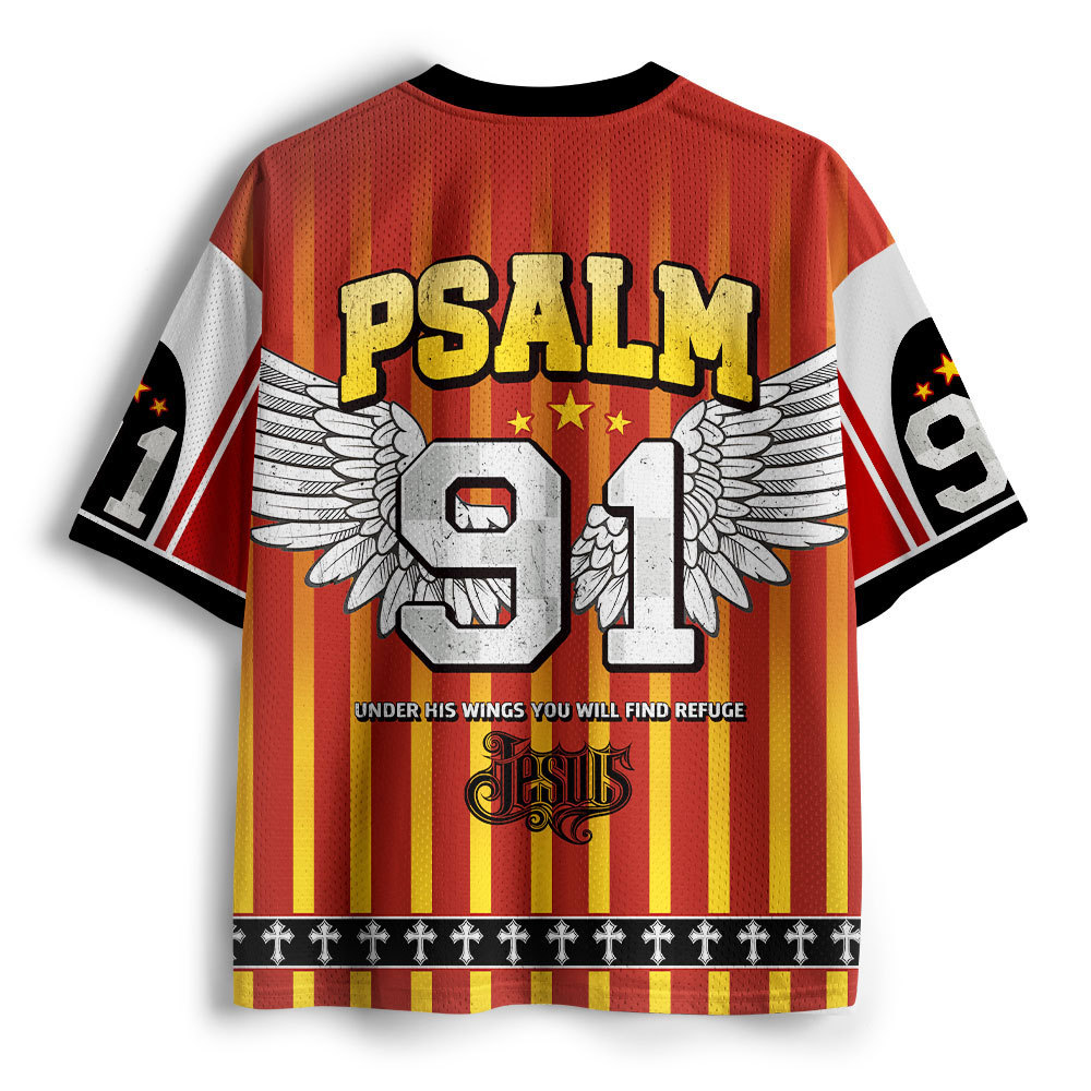 Under His Wings Christian Mesh Jersey