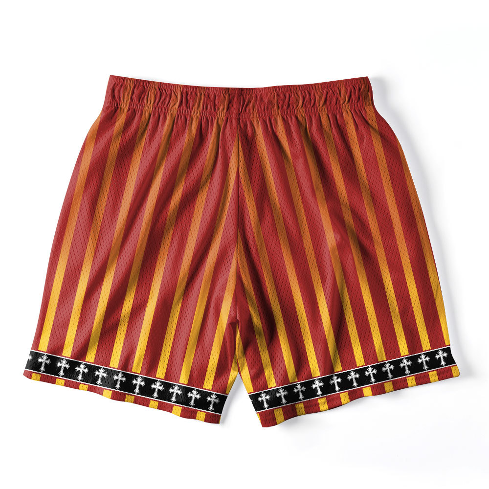 Under His Wings Christian Mesh Shorts