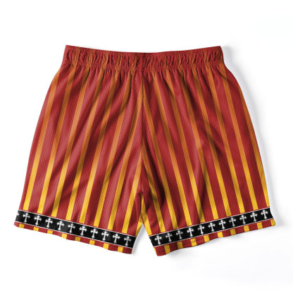 Under His Wings Christian Mesh Shorts