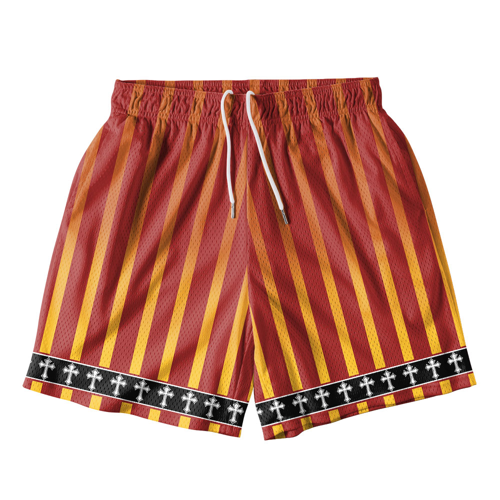 Under His Wings Christian Mesh Shorts