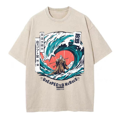Unexpected Herores Christian Washed T-Shirt