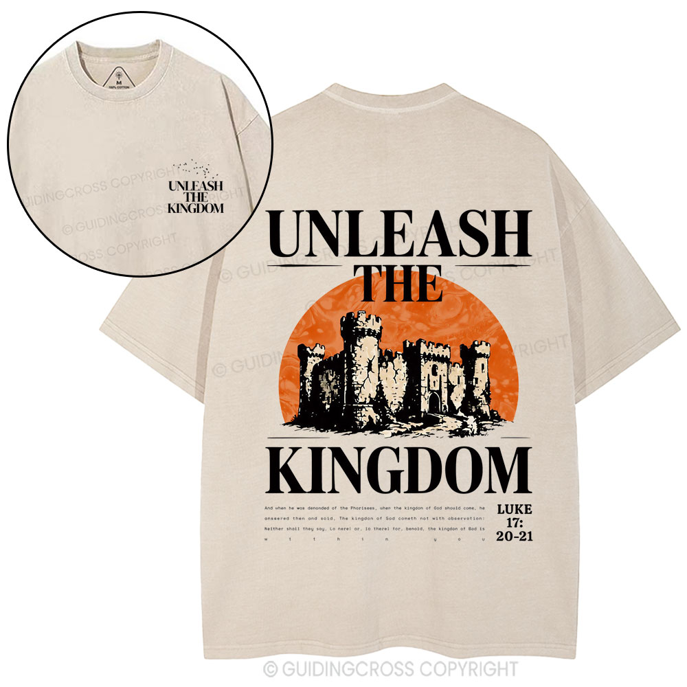 Unleah The Kingdom Christian Washed T-Shirt