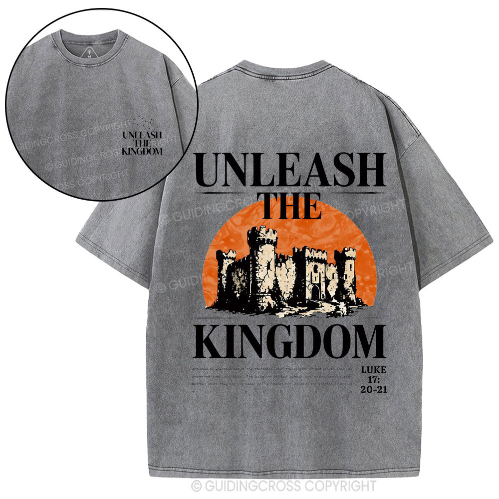 Unleah The Kingdom Christian Washed T-Shirt