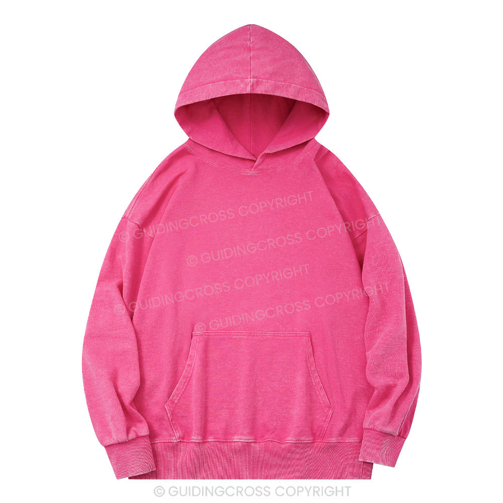 Unprinted Christian Washed Hoodie