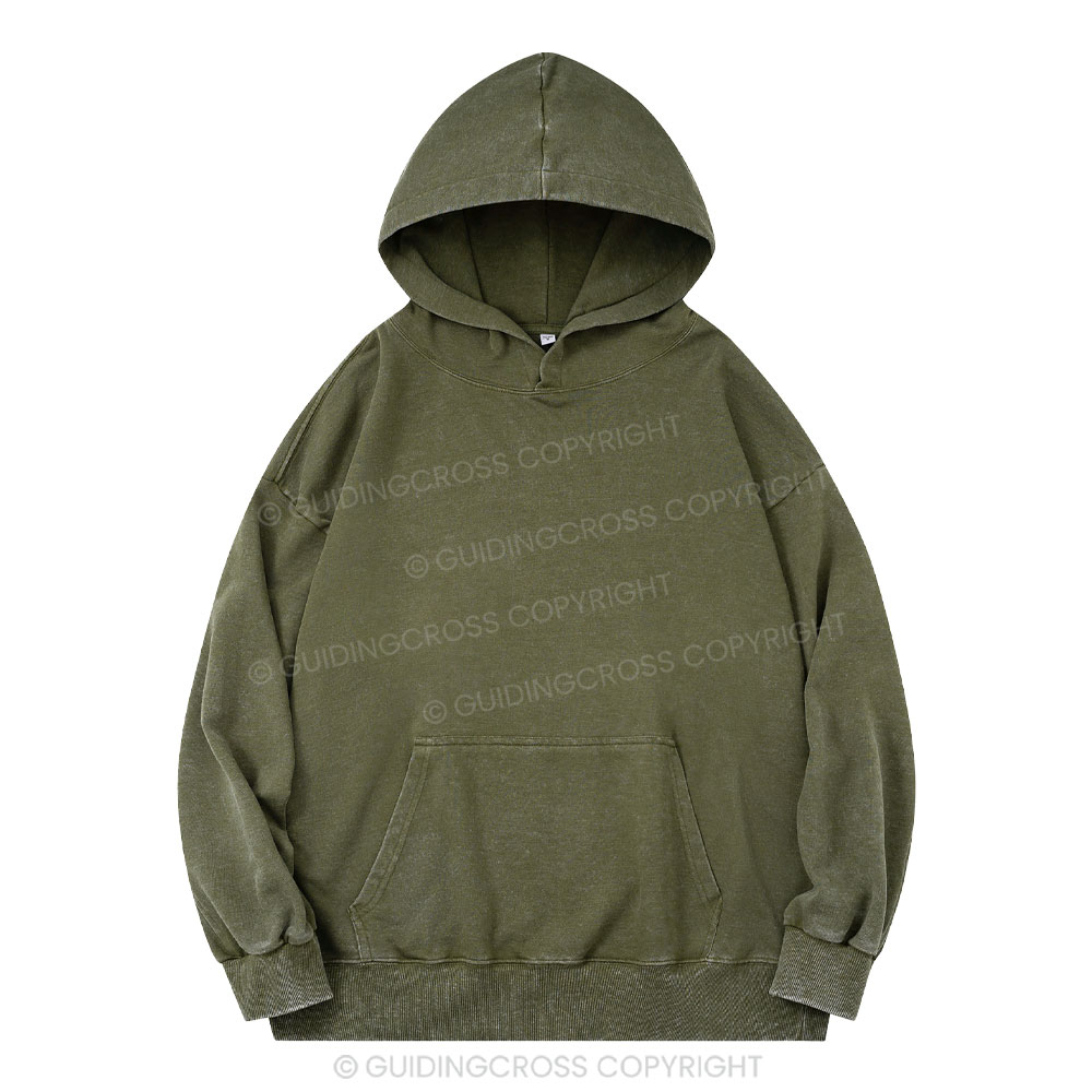 Unprinted Christian Washed Hoodie