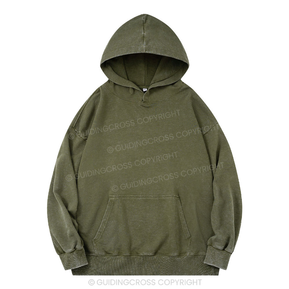 Unprinted Christian Washed Hoodie