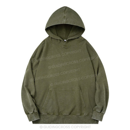 Unprinted Christian Washed Hoodie