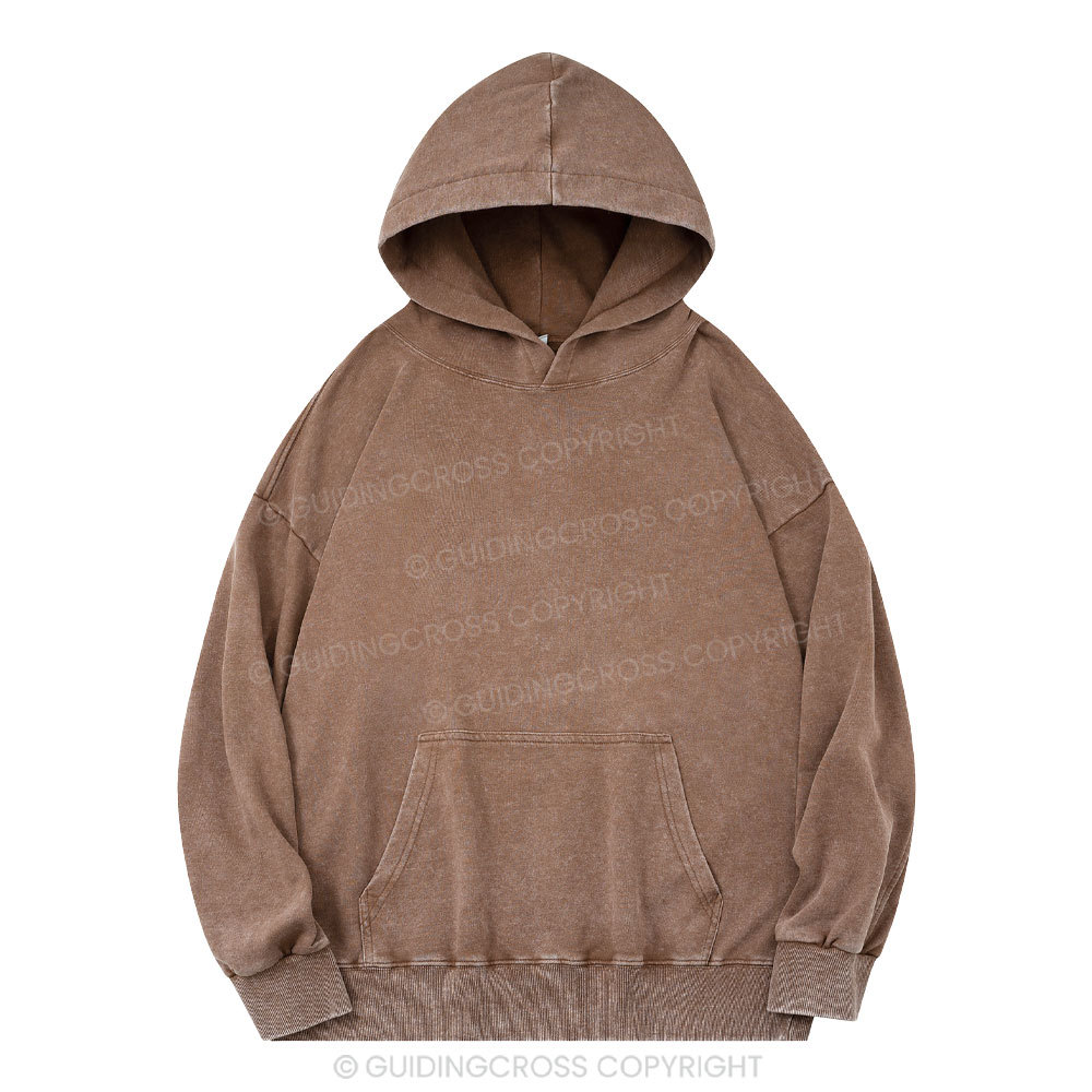 Unprinted Christian Washed Hoodie