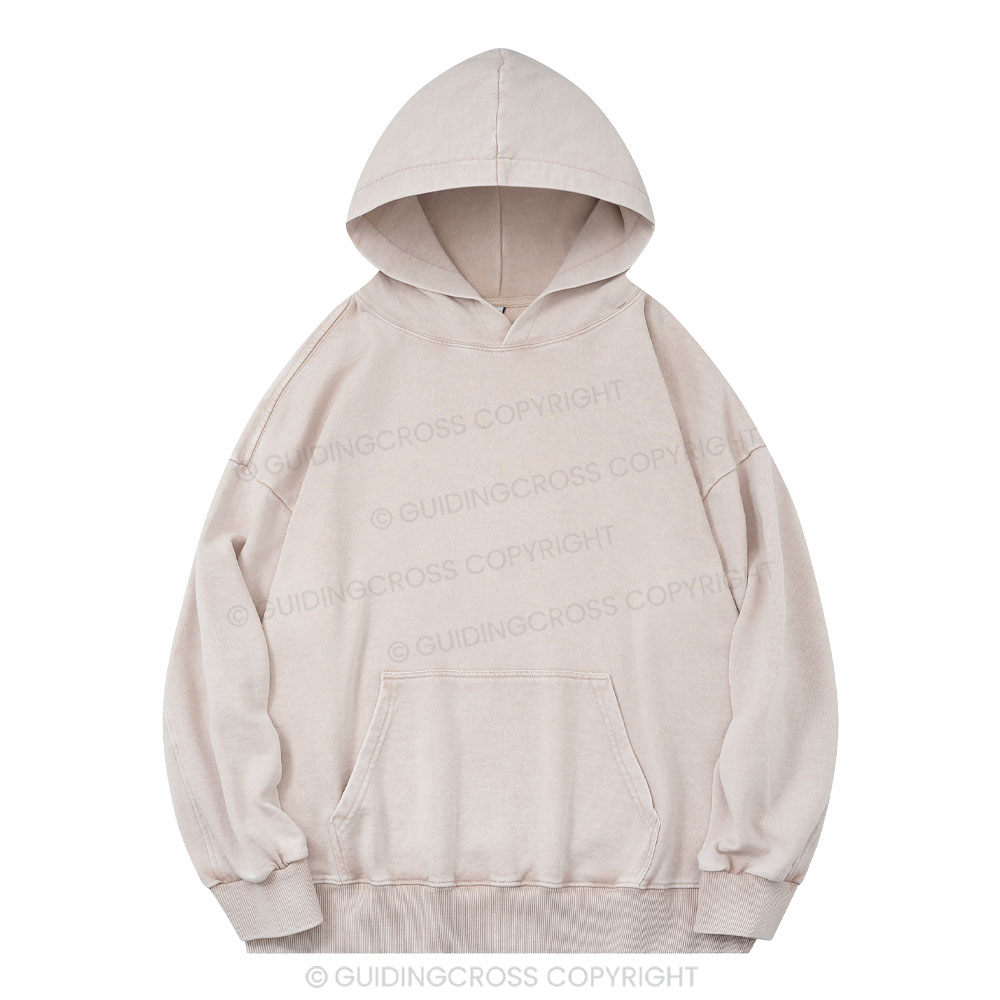 Unprinted Christian Washed Hoodie
