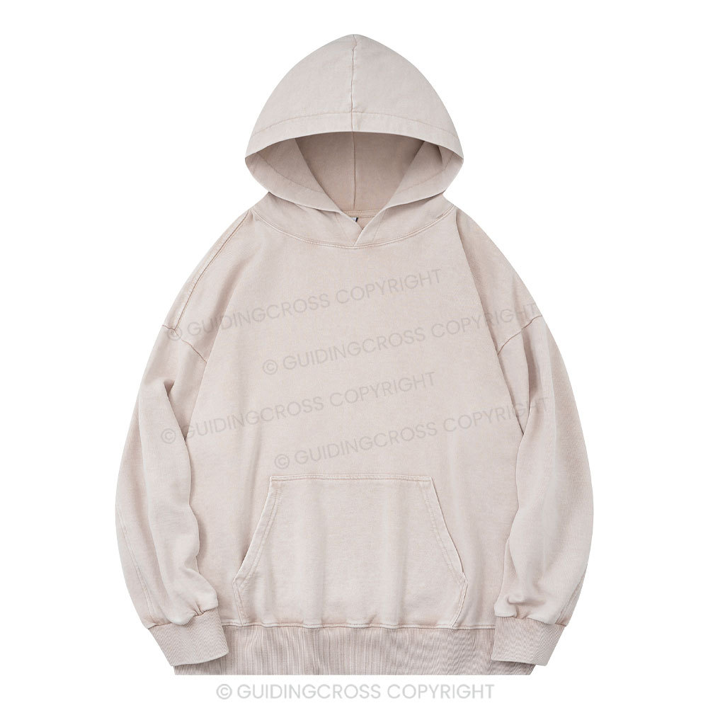 Unprinted Christian Washed Hoodie