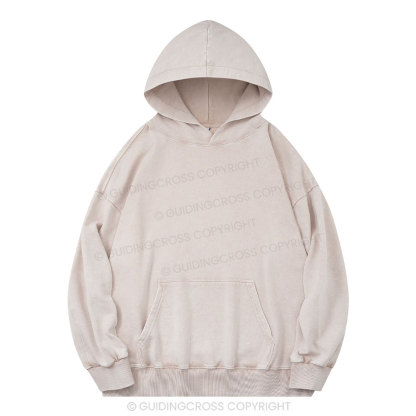Unprinted Christian Washed Hoodie
