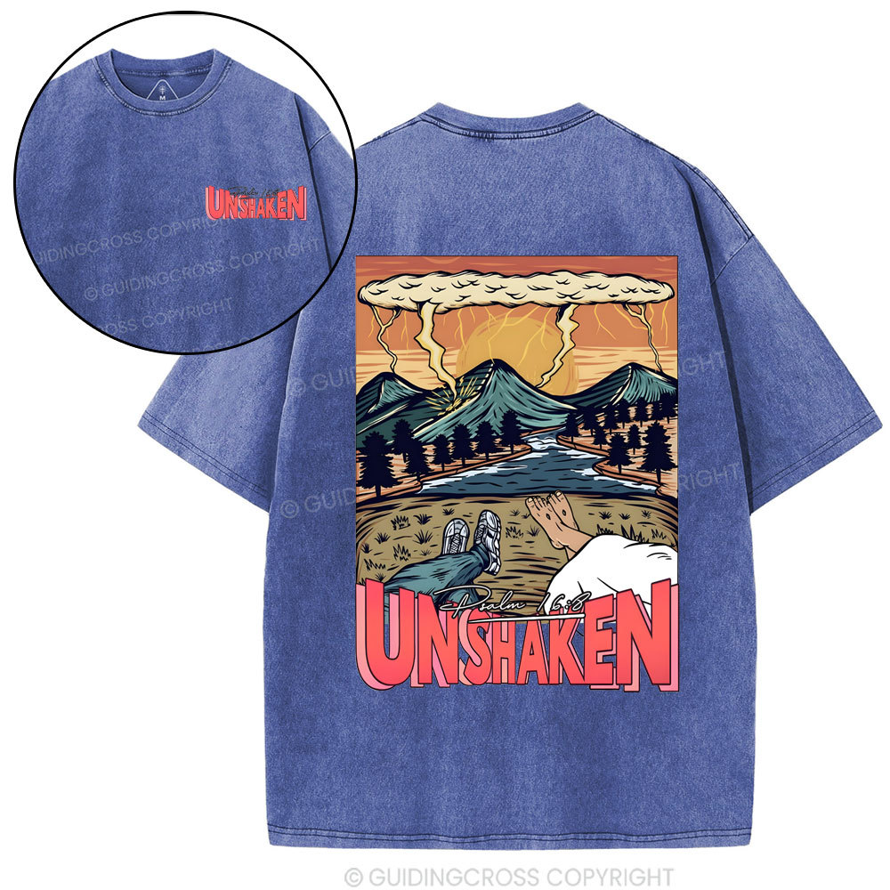 Unshaken Christian Washed T-Shirt