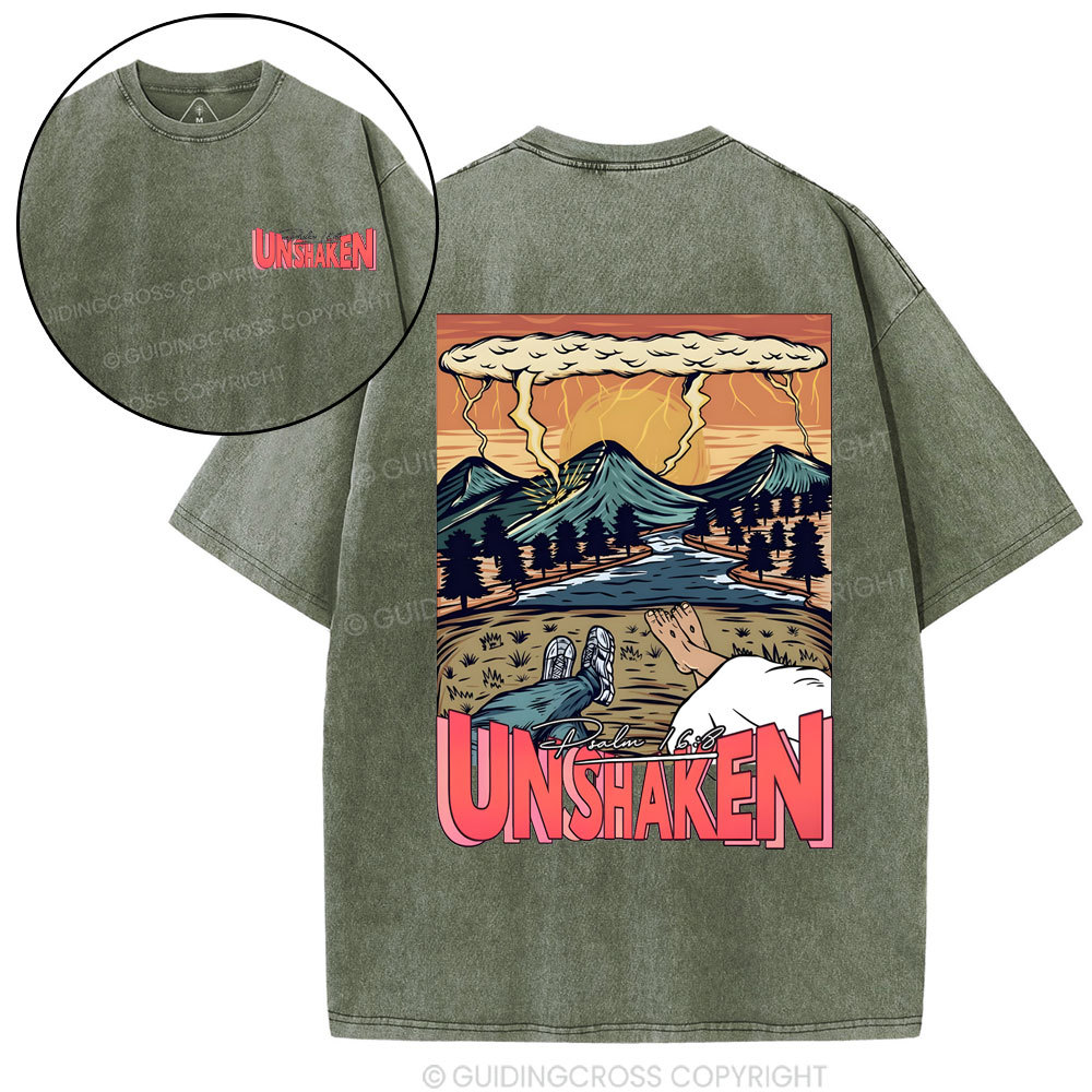 Unshaken Christian Washed T-Shirt