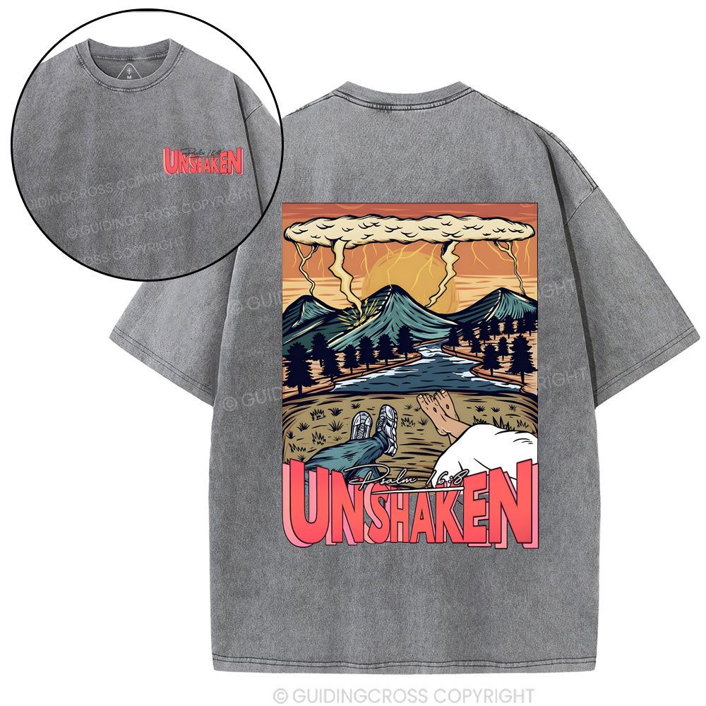 Unshaken Christian Washed T-Shirt