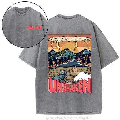 Unshaken Christian Washed T-Shirt