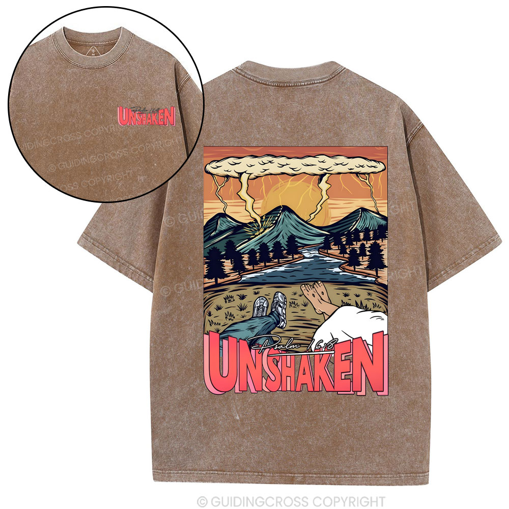 Double-sided sample washed T-Shirt Sale - GuidingCross