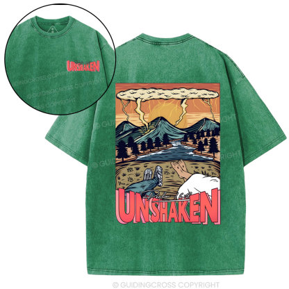 Unshaken Christian Washed T-Shirt