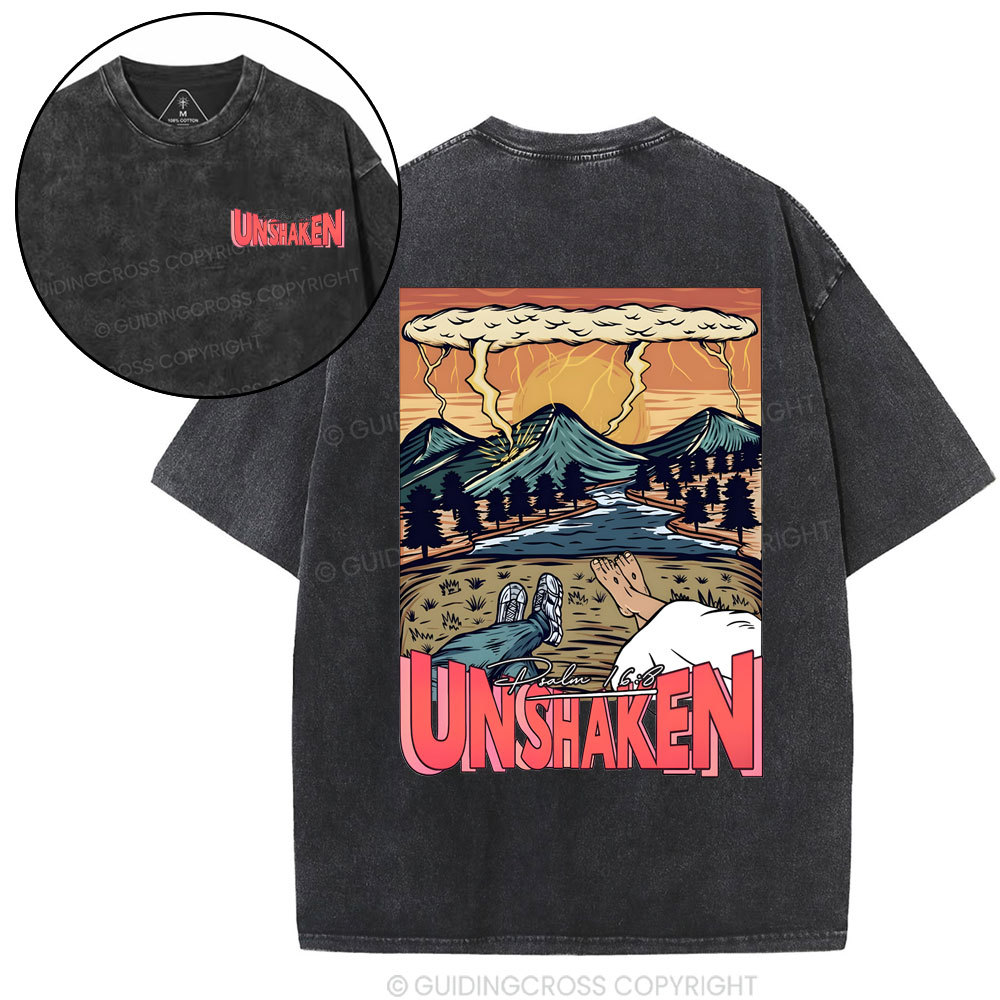 Unshaken Christian Washed T-Shirt