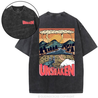 Unshaken Christian Washed T-Shirt