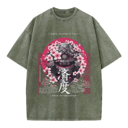 Until Heaven Is Full Christian Washed T-Shirt