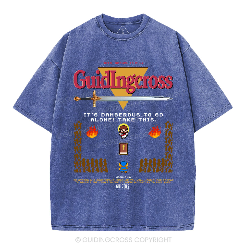 New-Sample Christian Washed T-Shirt Sale - GuidingCross