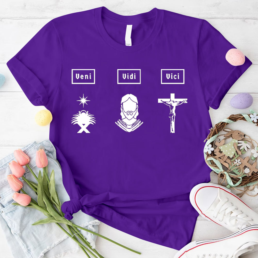 Veni Vidi Vici Christian T Shirt Sale GuidingCross