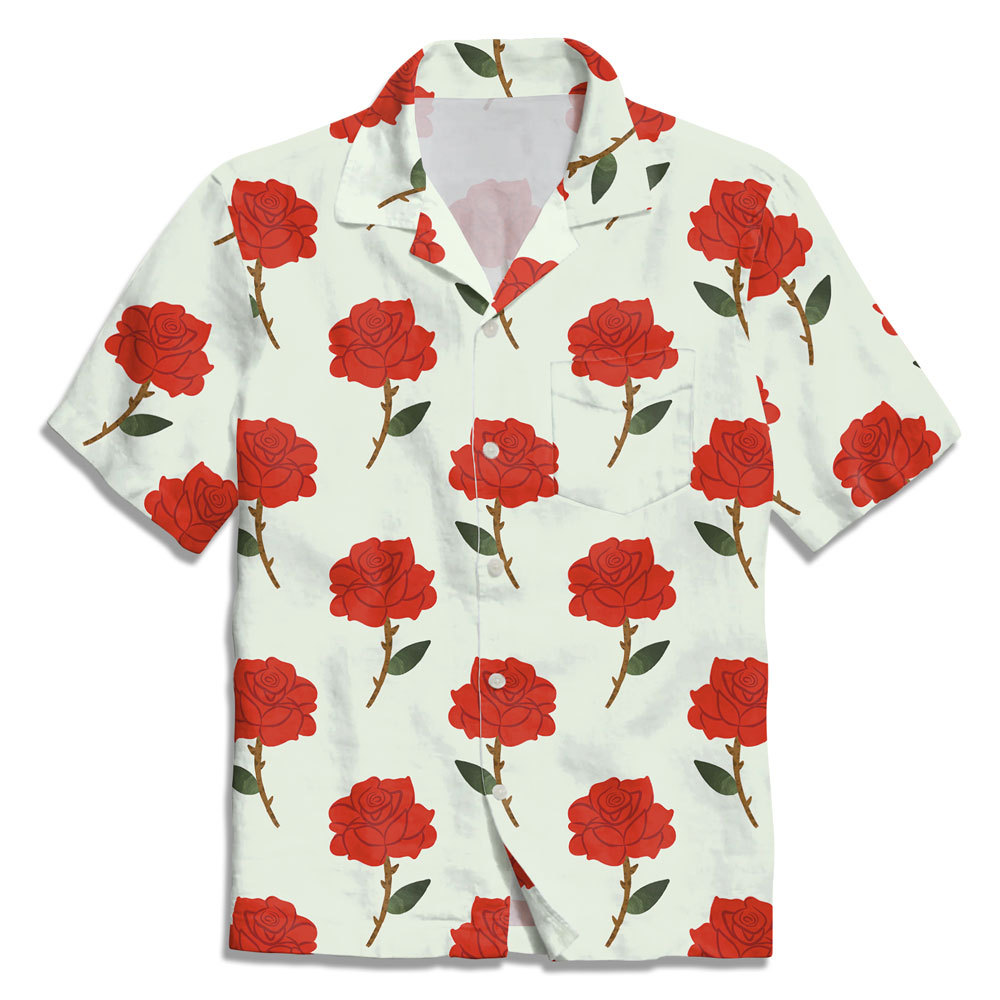 Vintage Rose Christian Hawaiian Shirt