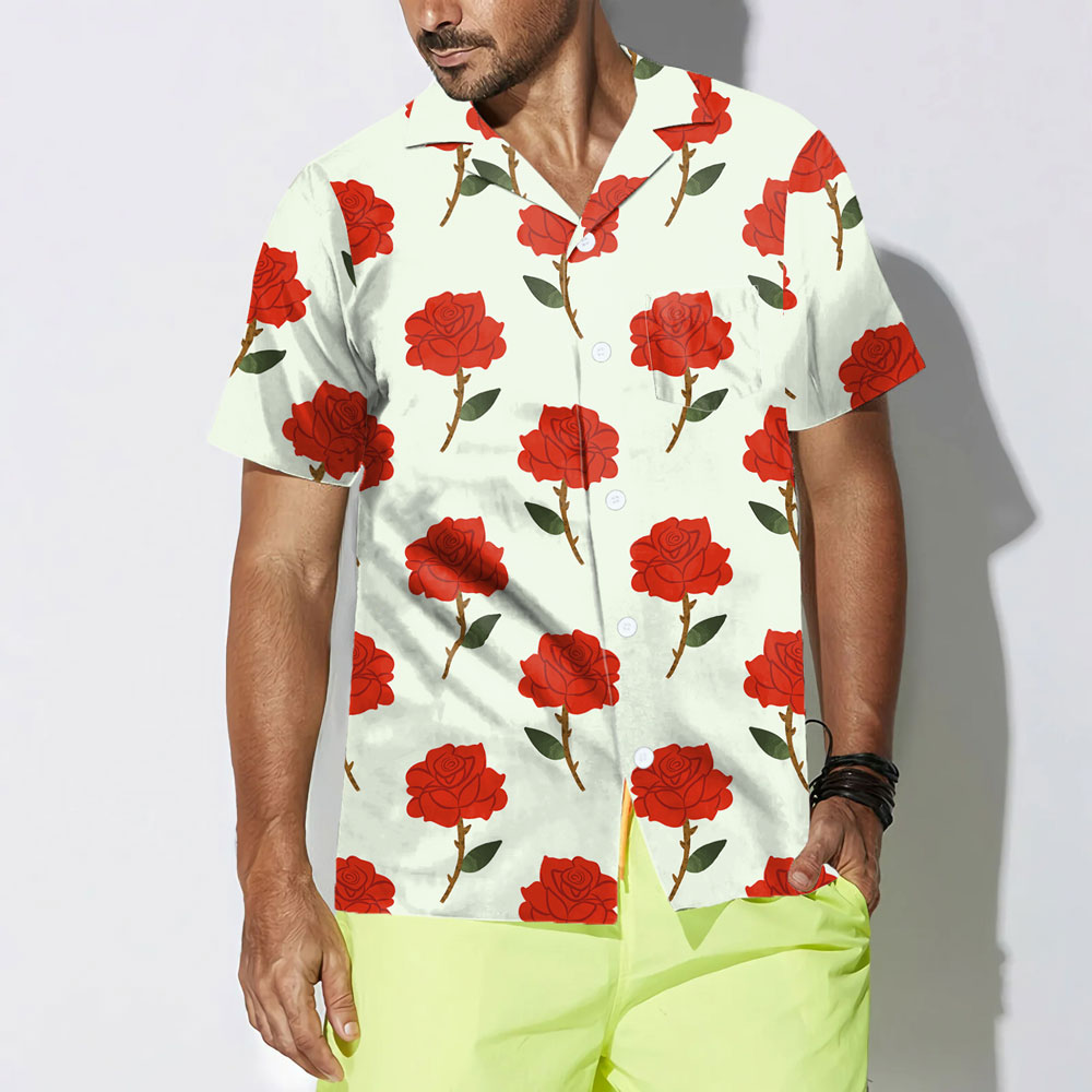 Vintage Rose Christian Hawaiian Shirt