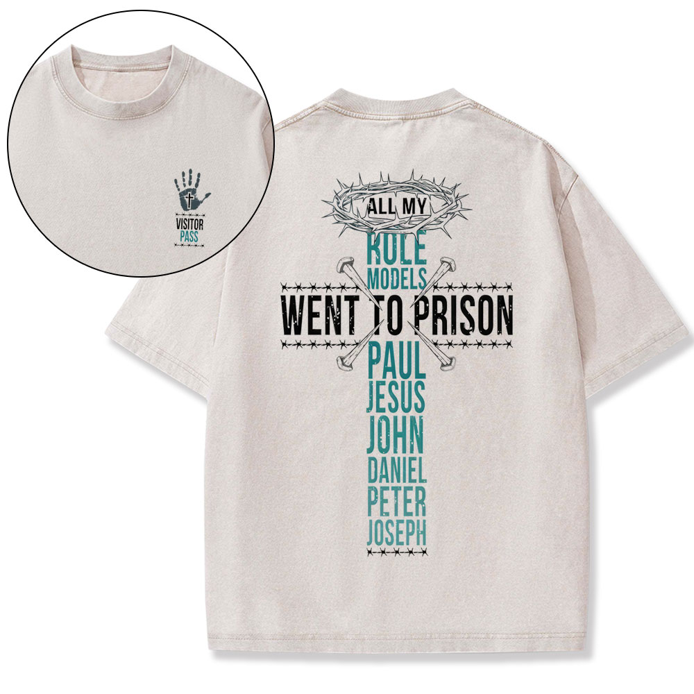Visitor Pass Christian Washed T-Shirt