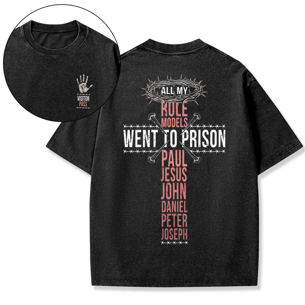 Visitor Pass Christian Washed T-Shirt