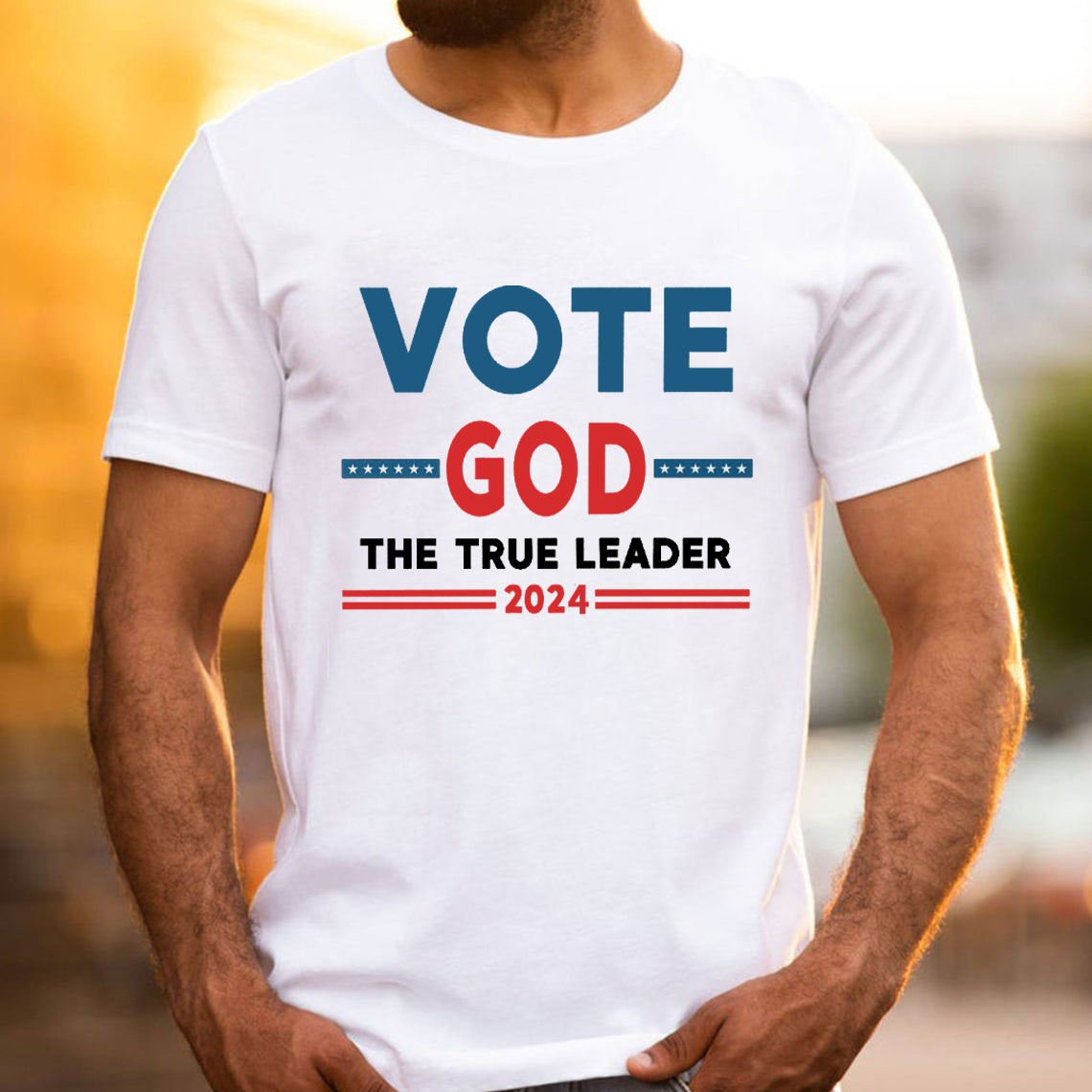 Vote God The True Leader Christian T-Shirt