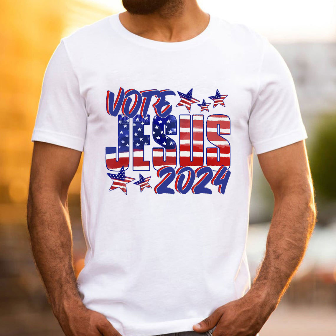 Vote Jesus 2024 Christian T-Shirt