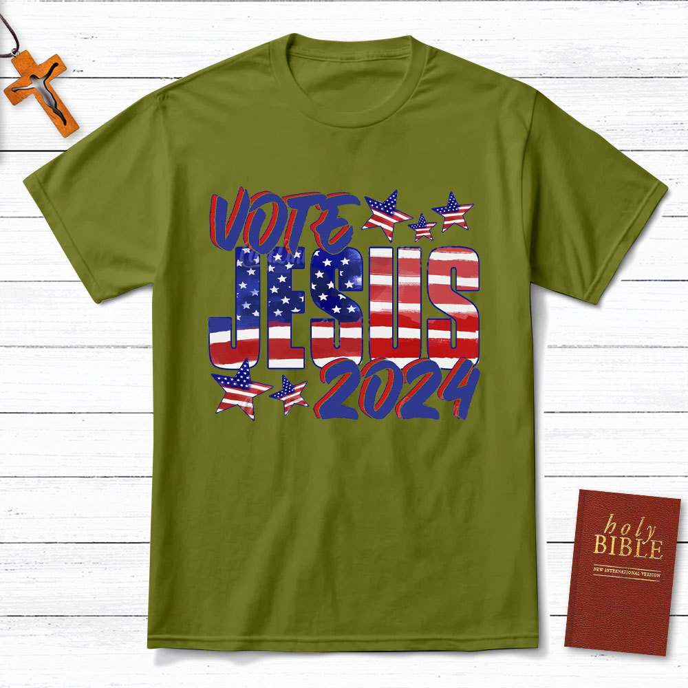 Vote Jesus 2024 Christian T-Shirt