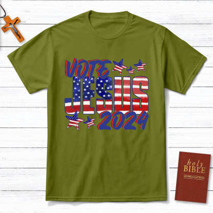 Vote Jesus 2024 Christian T-Shirt
