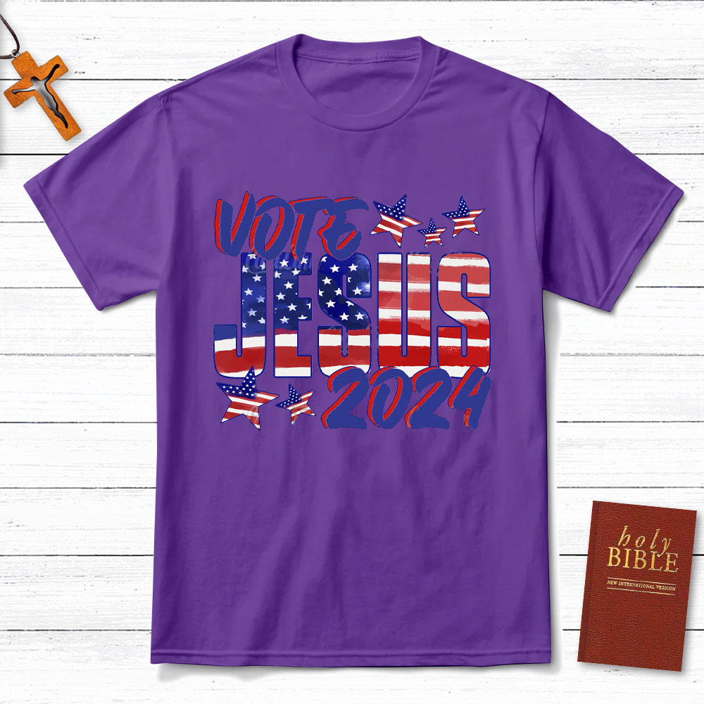 Vote Jesus 2024 Christian T-Shirt