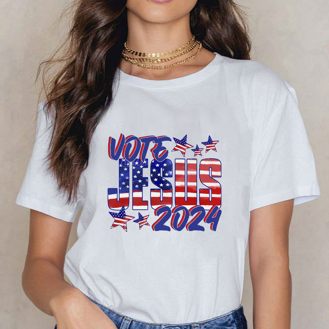 Vote Jesus 2024 Christian T-Shirt