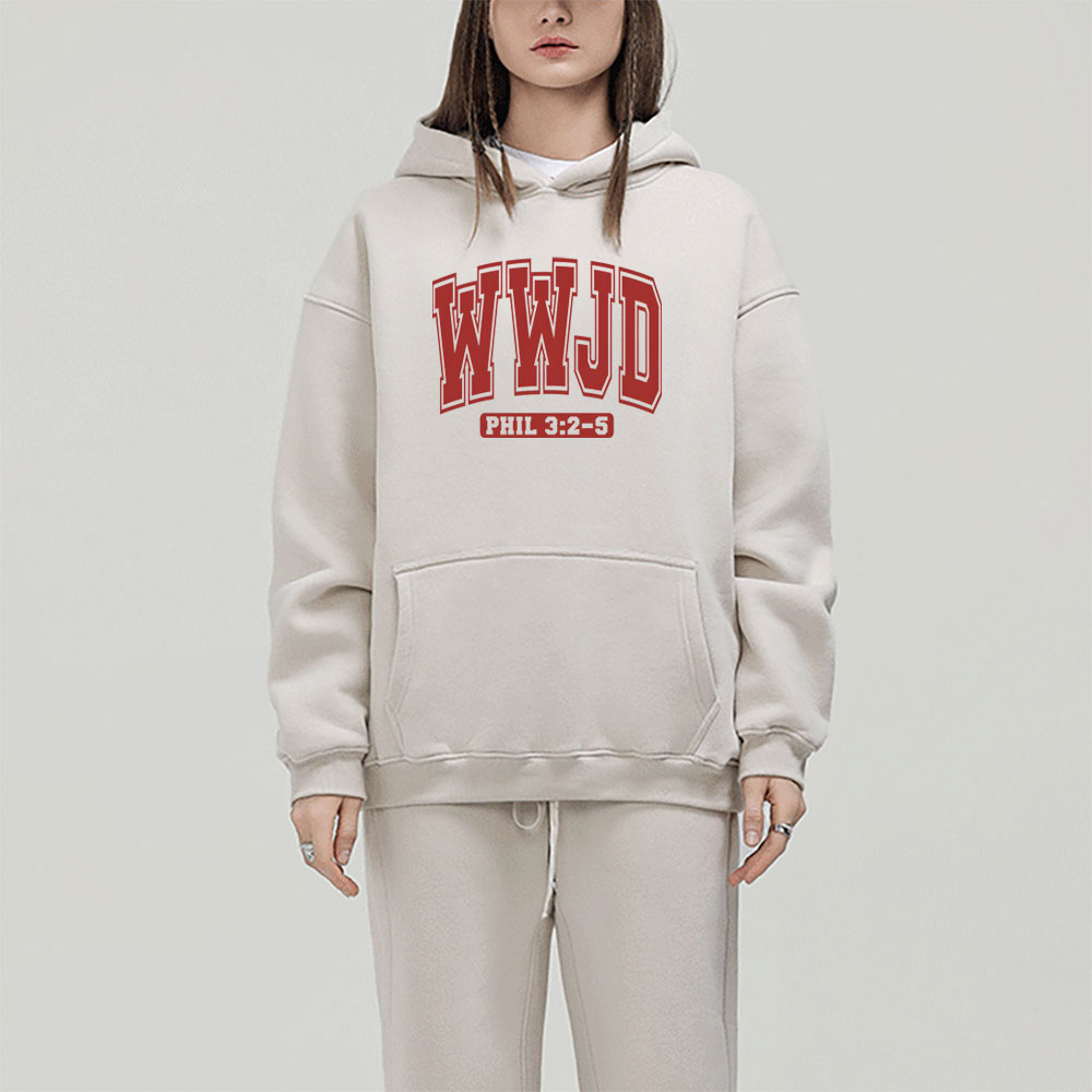 WWJD Christian Fleece Hoodie Set
