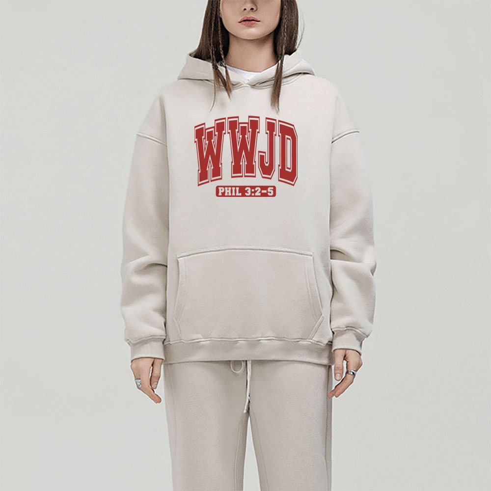 WWJD Christian Fleece Hoodie Set